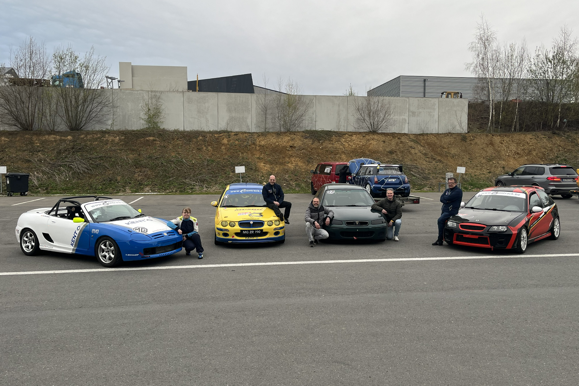 8 on Track groepsfoto